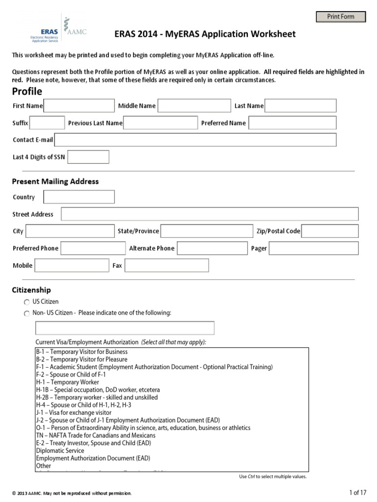 Worksheet Eras PDF Residency (Medicine) Race And Ethnicity In The