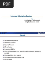 QTP Interview Orientation