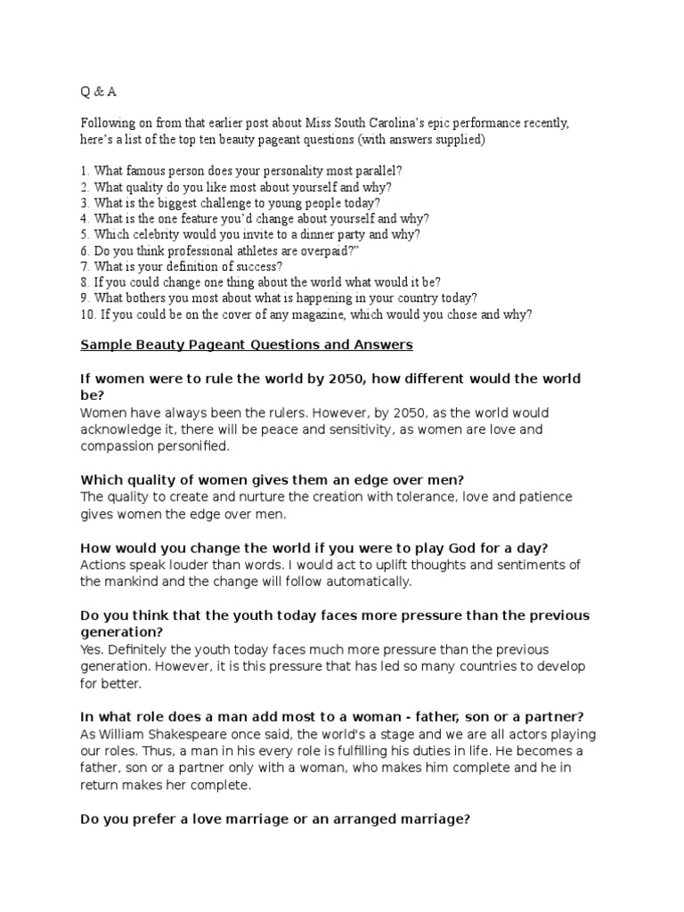 Beauty Con Q & A | PDF