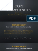 Core Competency 9