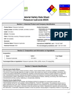 Potassium Hydroxide MSDS: Section 1: Chemical Product and Company Identification