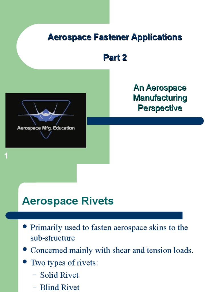 Aerospace Fastener Applications Part2 R2010 | PDF