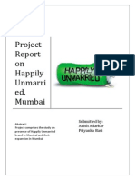 Project On Happily Unmarri Ed, Mumbai: Submitted By: Anish Adarkar Priyanka Baxi