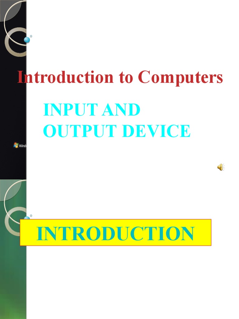 Introduction To Computers: Input and Output Device | PDF