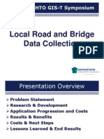 Local Road and Bridge Data Collection: 2012 AASHTO GIS-T Symposium