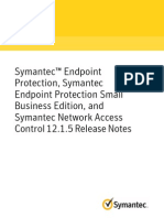 Symantec™ Endpoint Protection, Symantec Endpoint Protection Small Business Edition, and Symantec Network Access Control 12.1.5 Release Notes