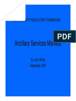 Ancillary Services and Demand Response Eng Jerry Webb