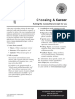 Choosing A Career: Making The Choices That Are Right For You