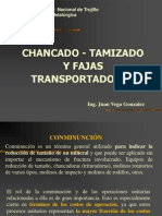 Chancado Tamizado Fajas