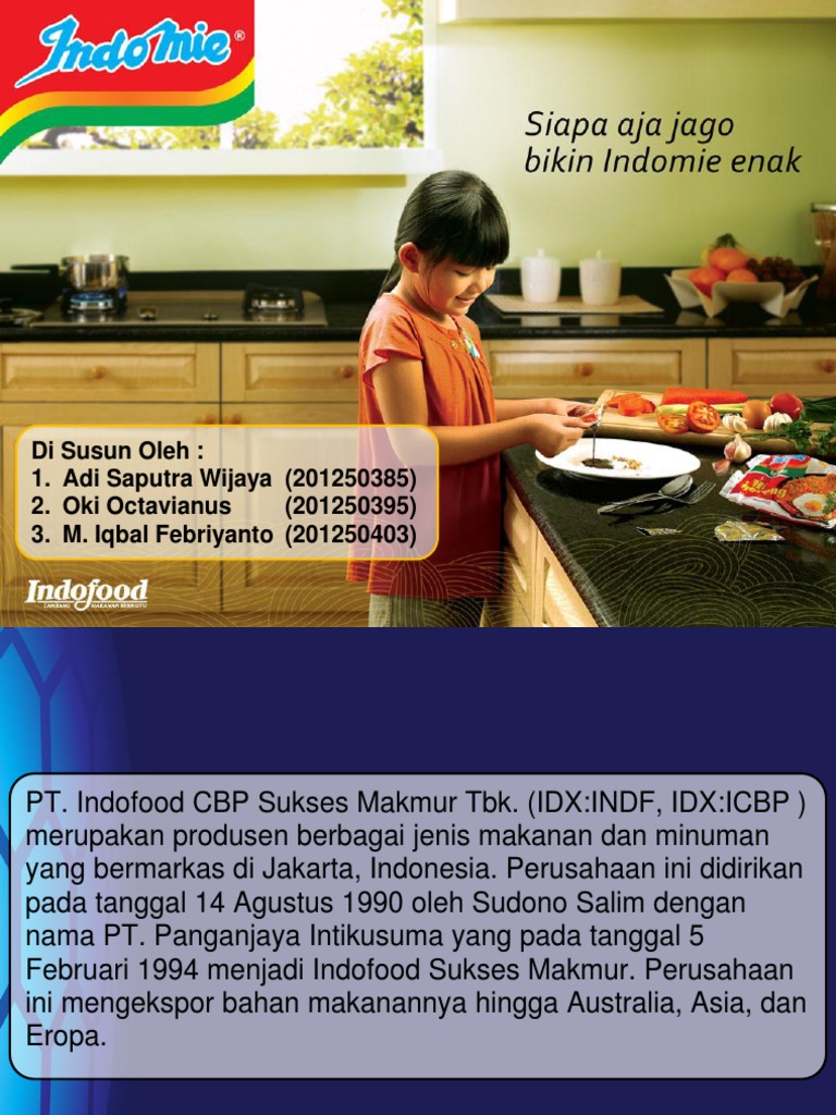 analisis PT Indofood - Indomie