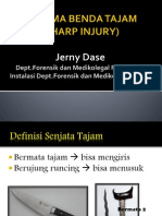Trauma Tajam (Sharp Injury), JD