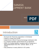 Sanasa Development Bank Model