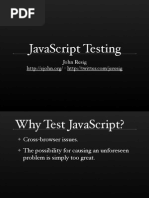 Download Understanding JavaScript Testing by Dmytro Shteflyuk SN24558880 doc pdf