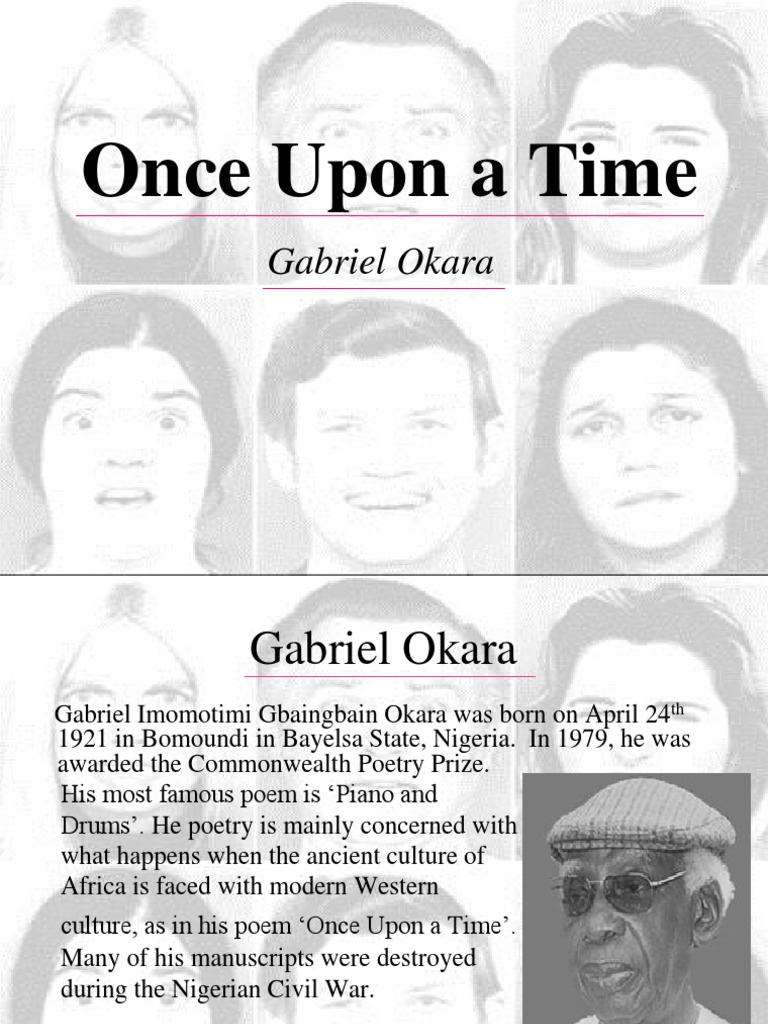 10. Once Upon a Time Gabriel Okara Psychology & Cognitive Science