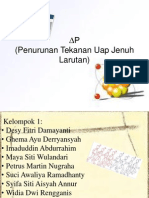 Penurunan Tekanan Uap