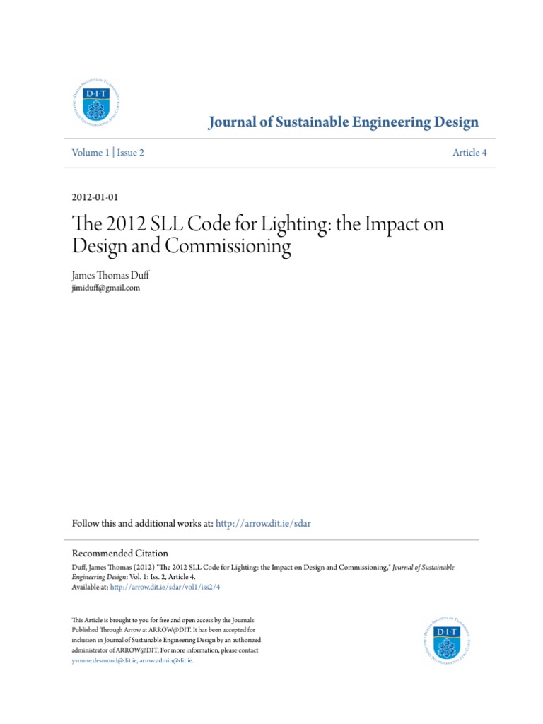 2012 Code For Lighting | PDF | Lighting | Euclidean Vector
