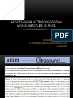 Clasificacion Ultrasonografica Masas Anexiales Gi-rads