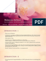 Malaysia Airlines PPM Assignment 1