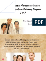 Texila Education Management Services (TEMS) Introduces Residency Programs in USA
