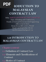 Chapter 1 CONSTRUCTION LAW IN MALAYSIA