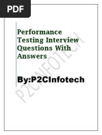 Performance Testing Interview Questions With Answers: By:P2Cinfotech