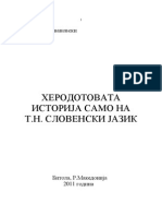 Herodovata Istorija Samo Na Slovenski Jazik PDF