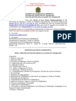 Texto Técnico Básico (Consulta Pública Da NR 01 - GSST)Comprorrog