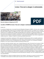 Partido Comunista Portugues - Acordo Anmpgoverno Um Novo Ataque a Autonomia Do Poder Local - 2014-07-09