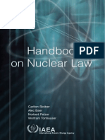 Handbook On Nuclear Law