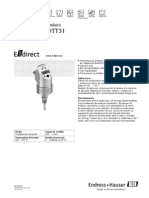 Detector de Caudal Masico Flowphant T DTT31 (Manual de Instrucciones)