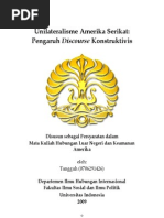 Download Makalah HLNK Amerika Unilateral is Me Amerika Serikat Pengaruh Discourse Konstruktivis by Tangguh Chairil SN24561626 doc pdf