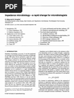 Impedance Microbiology-A Rapid Change for Microbiologists