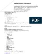Independence Holiday Tournament