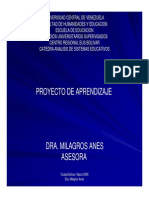 Diapsitivas Proyecto de Aprendizaje