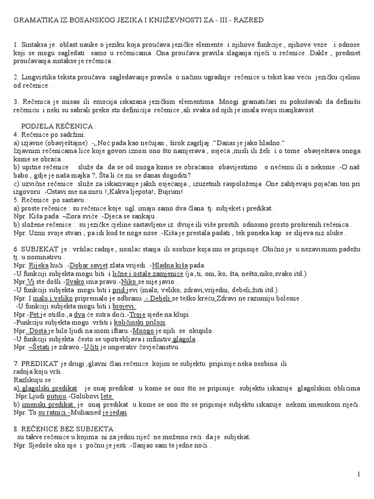 Bosanski Jezik I Knjizevnost PDF