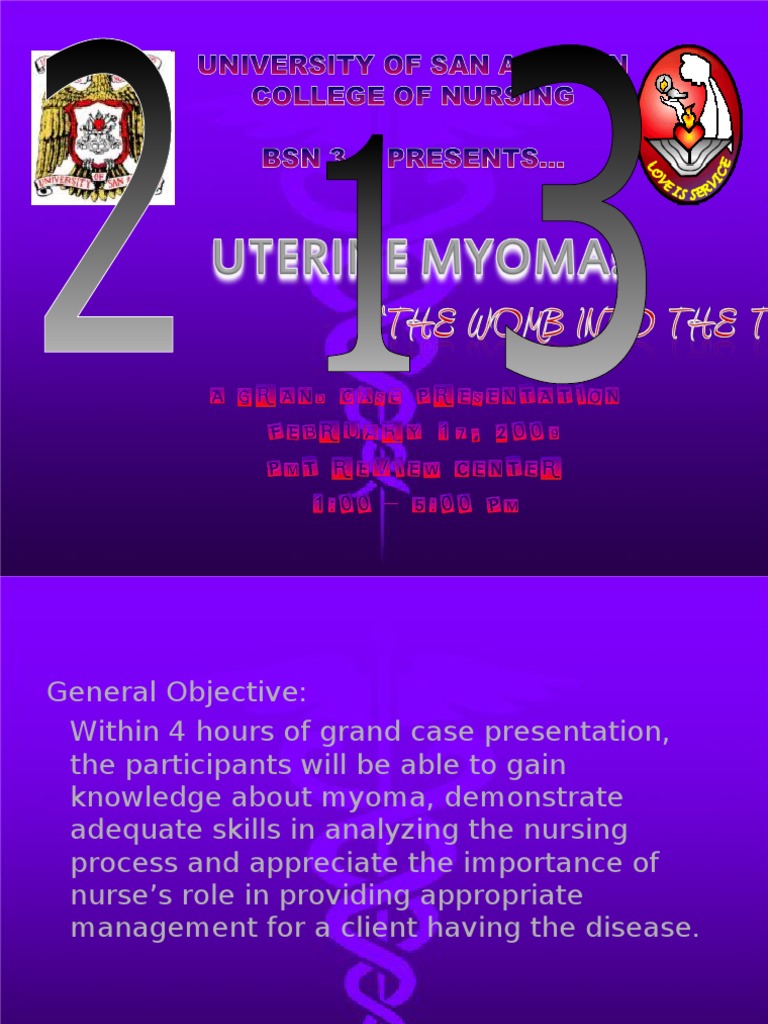 Myoma Case Study and Nursing Care Plan | PDF | Ovary | Vagina