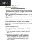 Infravermelho - Lista de Exercícios 2014