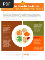 A Diabetes-Friendly Guide to a Healthy Thanksgiving Plate