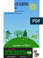 Programa Partido Ecologista