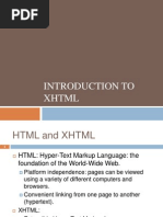 L2 - XHTML 1