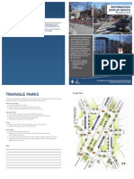 Information Display Booth Brochure for the Pennsylvania and Potomac Avenues SE Intersection Pedestrian Improvement Project