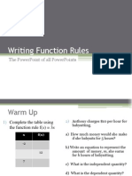 Writing Function Rules