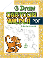 1-2-3 Draw Cartoon Wildlife