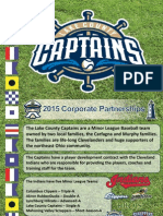 Captains 2015 Corporate Partnerships