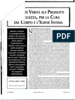 La Triste Verità Sui Prodotti Di Bellezza Per La Cura Del Corpo e Ligiene Intima