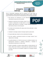 Reglas de Netiqueta en El Aula Virtual PDF