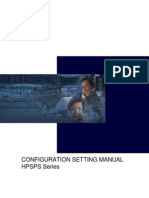 HPSPS Series Configuration Setting Manual