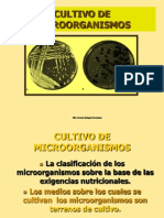 Cultivo de Microorganismos