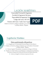 Legislación Marítima-1Int.al Derecho-2Org.mar.en El Perú-3Or