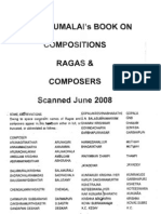 Compositions, Ragas and Composers